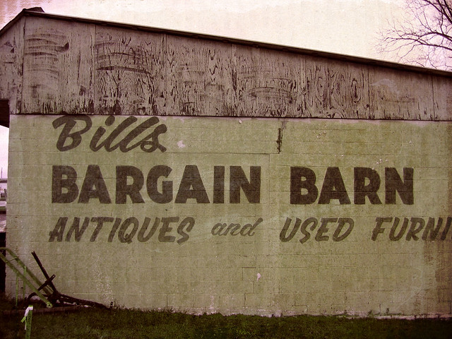 Bargain Barn from wryonedwards on Flickr