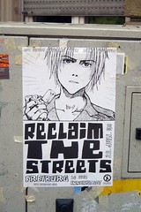 "Reclaim the streets" poster