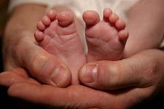 "Little toes - Big hands"