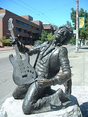 Jimi Hendrix Statue