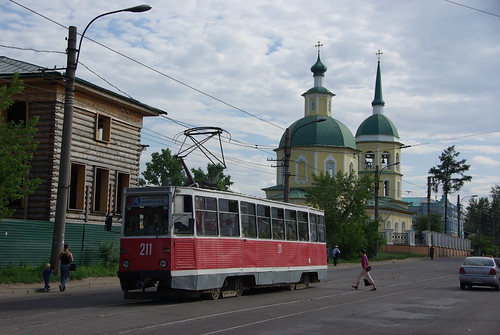 Irkutsk tram 71-605 211 ©  trolleway
