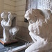 Italy - Apulia - Bari - Teatro Piccinni - Sculptures at entrance