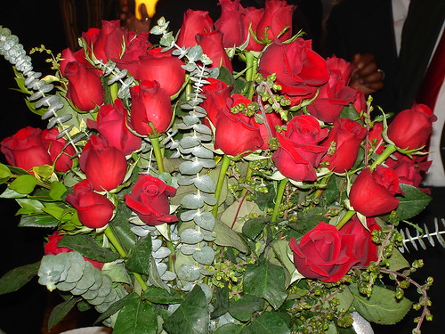 A rose for each year of life and love