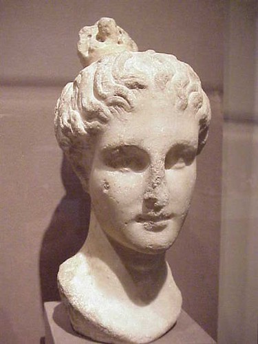 Head of a Maiden with "Lampadion" Hairstyle Greek 3rd - 2nd century BCE