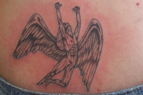 Swan Song Led Zeppelin tattoo.