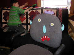 silly chair monster