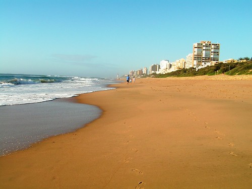Umhlanga beach - looking south, Kwazulu Natal, South Africa