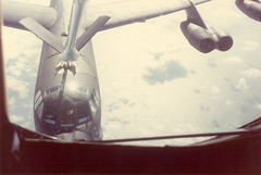 View from refueling plane
