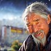 tibetan man in muktinath