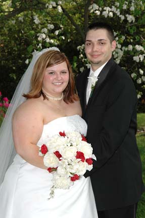 KN wedding bride and groom