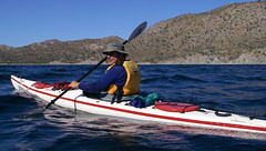 kayaking in the sea of cortez