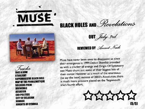 black holes and revelations album cover. #39;Muse - Black Holes And..
