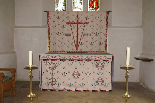 North Cerney, Gloucestershire - high altar lenten array