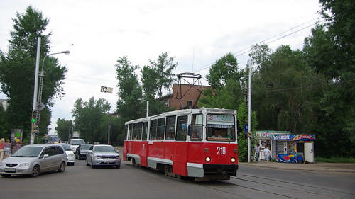 Irkutsk tram 71-605 219 ©  trolleway