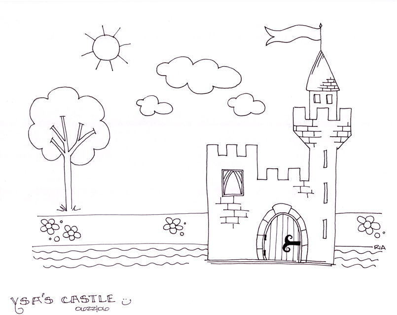 coloring pages for adults. Free castle coloring pages for