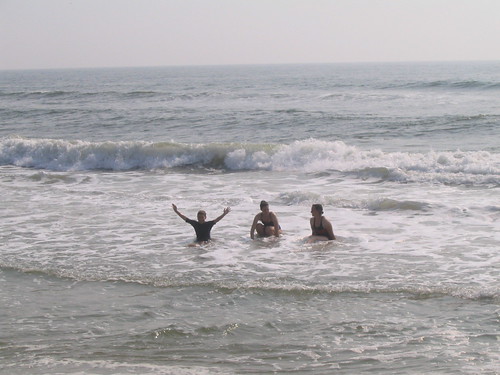 C, Suz and me in the waves