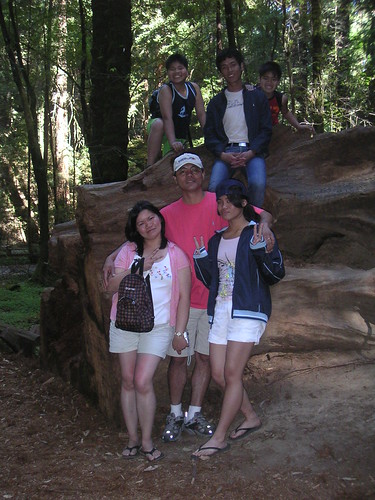 Family Pic at Armstrong Redwood Grove