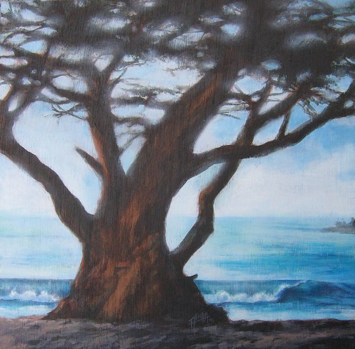Carmel-and-Her-Tree_14x14