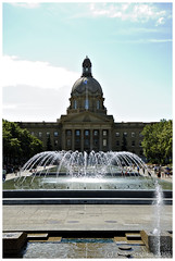 Alberta Legislature and Fountain