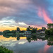 Coucher de soleil et arc-en-ciel / Sunset and rainbow - Canal-de-Chambly