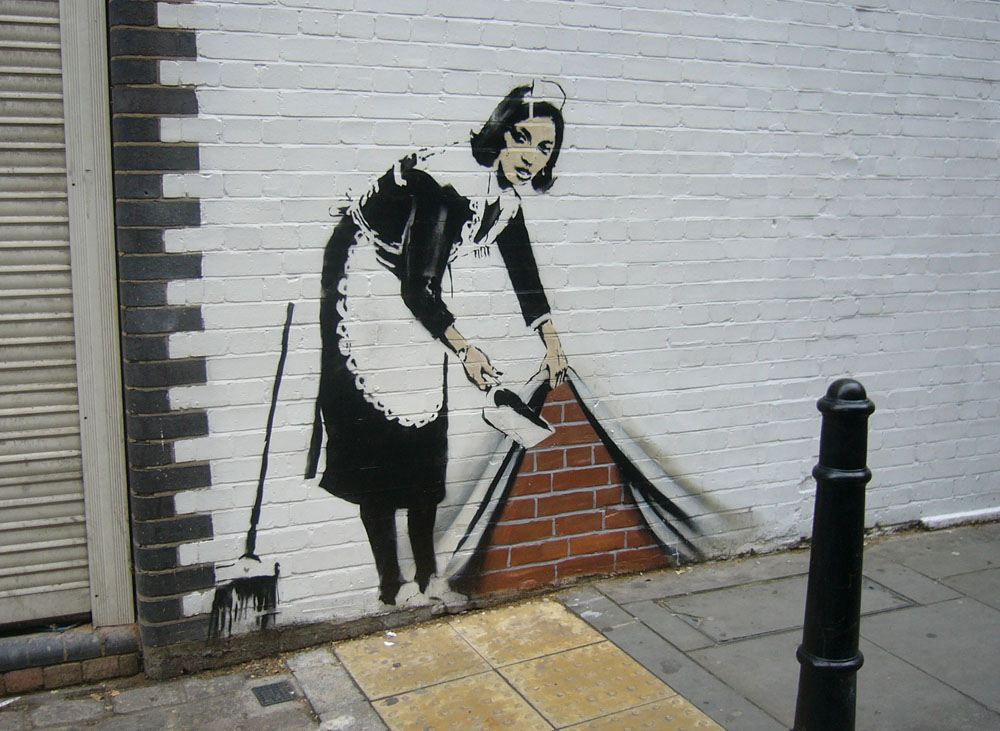 Banksy - England - The Beauty of Stencil Art