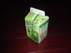 [點心] 光泉綠茶豆飲