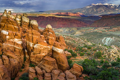 The Fiery Furnace, Caastle Valley and La Sal Mountains