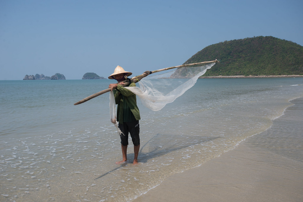 Fishing on Ngoc Vung Island