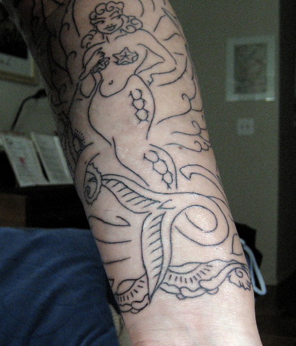 Forearm TattooOutline The rest of