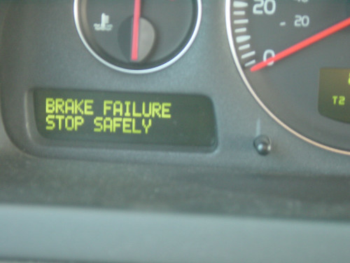 brake failure stop safely
