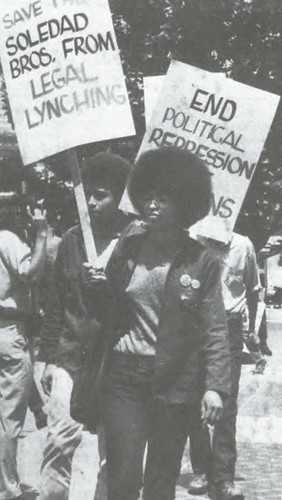 Angela Davis & Jonathan Jackson Demonstrate to Free George Jackson, 1970 by panafnewswire