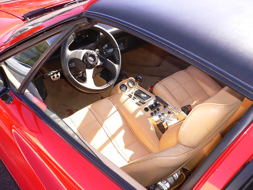 Ferrari 328 Interior. Interior of a Ferrari 328