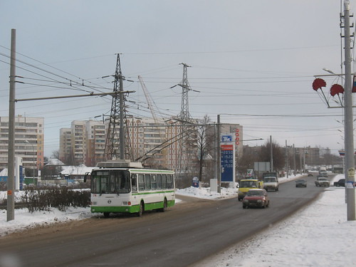 Tula trolleybus 74 LiAZ-5280 build in 2006. Seen at new line operated in 2008-2015 ©  trolleway