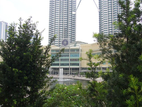Suria KLCC shopping centre at the base of the Petronas Twin Towers in KL, Malaysia