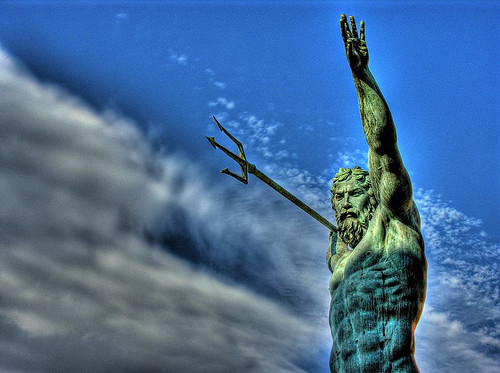  Romans gave to the Greek god of the sea and earthquakes, Poseidon.