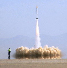P2700 rocket motor launch
