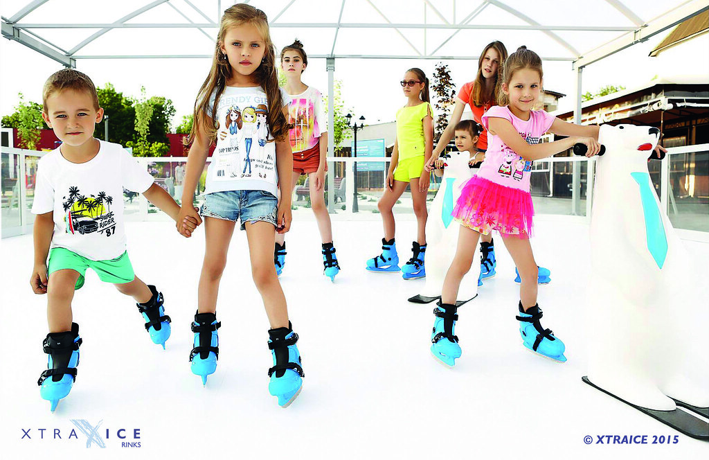 : Synthetic ice rink in Russia