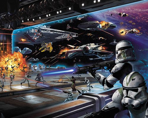Concept art from Star Wars Battlefront 2 (PC, Xbox, PS2, PSP by Pandemic 