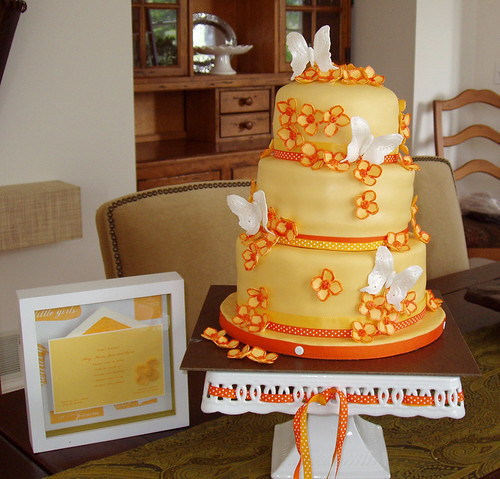 Eye Candy Orange Wedding Cakes photo 71286112 weddings cakes orange
