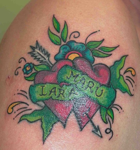 tattoos de corazones. Tatuaje Cover Up Corazones