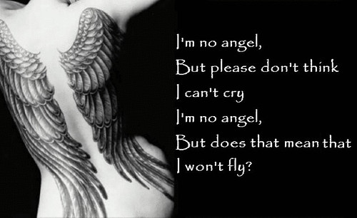 Angel Tattoos | Angel Wings Tattoo Designs | Guardian Black Angel Wings.
