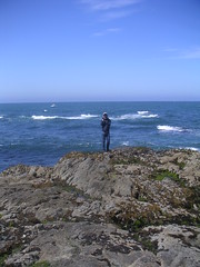 Francis taking a picture at Bodega Head