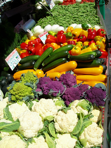 Vegetables in Helsinki's Kauppatori