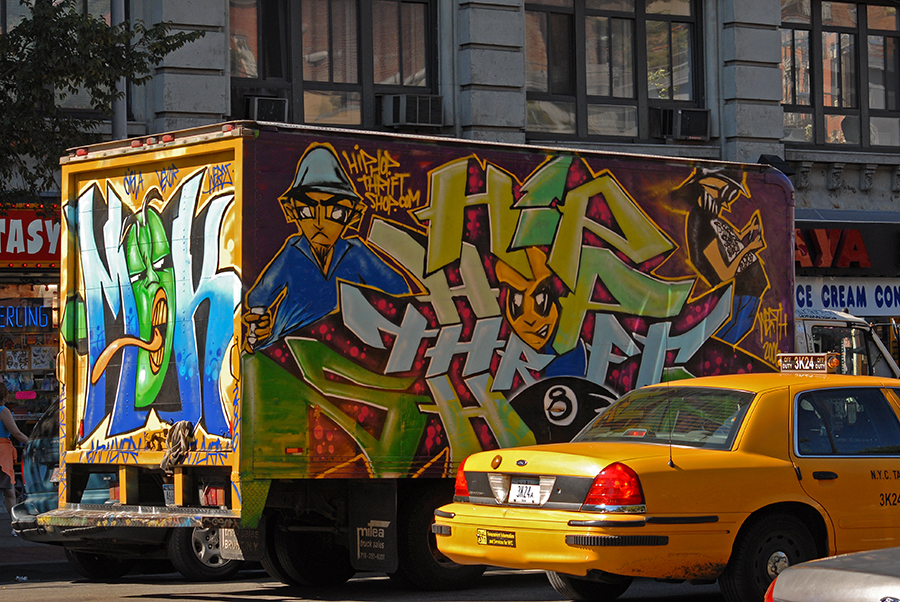 truck graffiti