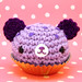 Amigurumi Grape Cupcake bear