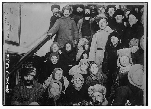 Refugees in R.R. station, Cheliabinsk (LOC) ©  The Library of Congress