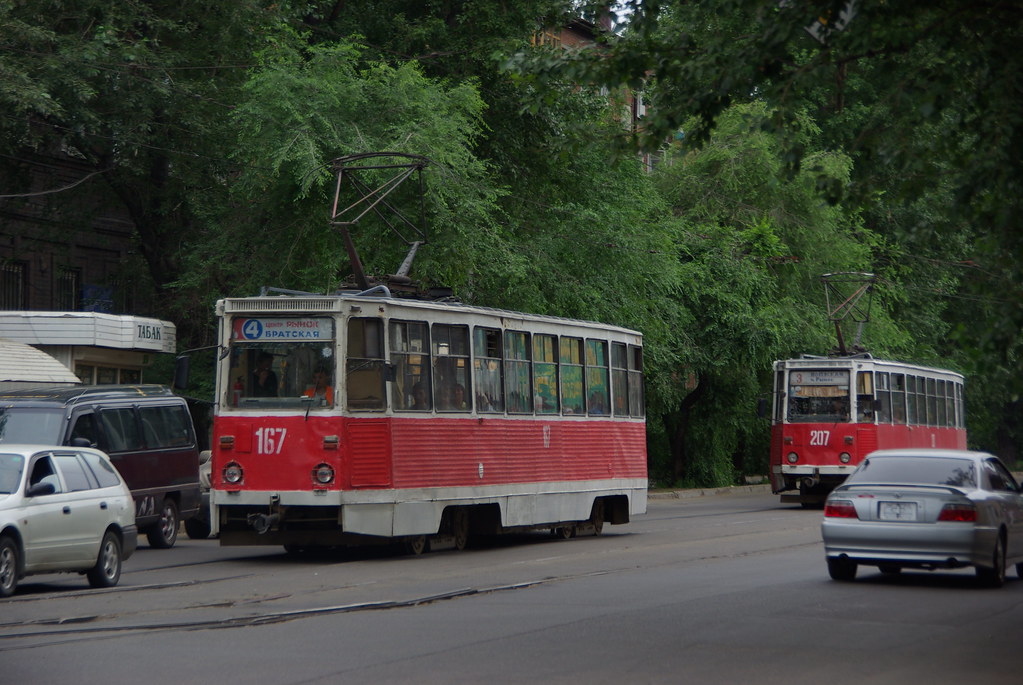 : Irkutsk tram 71-605 167