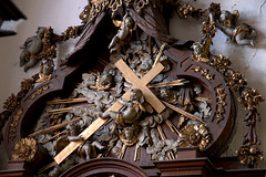Hondschoote, Nord, Flandres, église Saint-Vaast, altar of 7 sorrows, detail