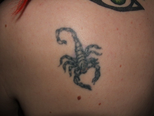 Neck Tattoo: Custom made by