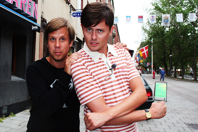 Filip & Fredrik, posing about
